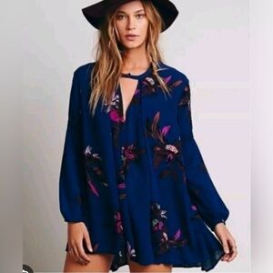 Free People Tree Swing Tunic Dress NWT